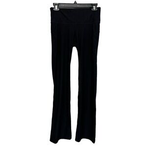 Women’s Spalding Black Yoga Straight Leg GYM Actuvewear Pants Size SML EUC #7497